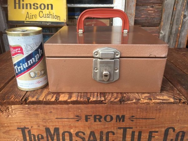 画像1:  Vintage Hamilton Skotch Kooler Metal Case Tool File Box (AL3125)