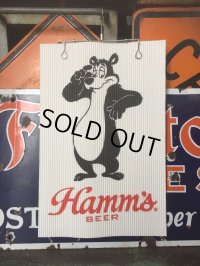 Vintage Hamm's Bear Poster Sign (AL3389)