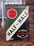 画像1: Vintage HALF & HALF Cigarette Tobacco Can (AL3311) (1)