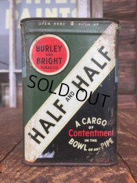 Vintage HALF & HALF Cigarette Tobacco Can (AL3311)