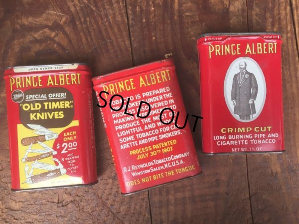 画像1: Vintage Pringe Alnert Cigarette Tobacco Can (AL3312)