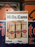 画像1: 70s Vintage Grain Belt Beer 16OZ Cans Advertising Poster Sign (AL3460)  (1)