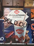 60's Vintage Dairy Queen Poster Sign Store Display Shake&Freezes (AL3429)