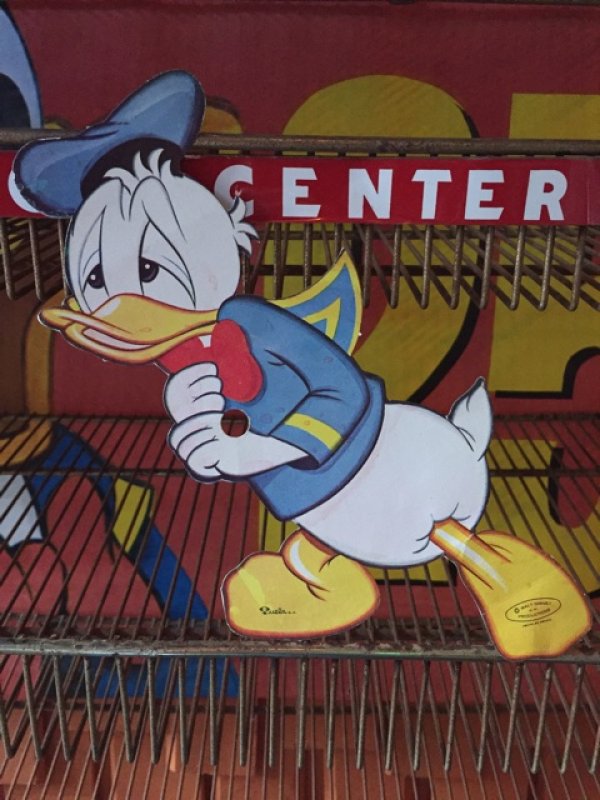 画像1: Vintage WDP Cardbord Decoration Donald Duck (J012)