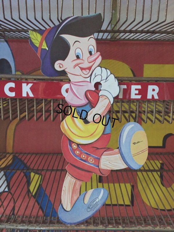 画像1: Vintage WDP Cardbord Decoration Pinocchio (J015)