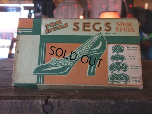 画像1: Vintage Tom Thumb Segs Shoe Studs (J021)