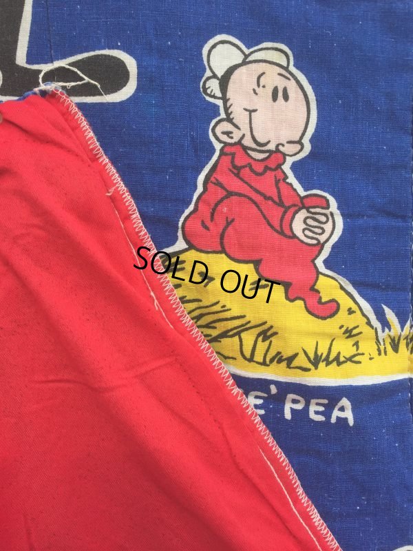 画像5: 70s Vintage Popeye Bedding Fabric Futon Twin Size (J035)