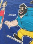 画像2: 70s Vintage Popeye Bedding Fabric Futon Twin Size (J035) (2)