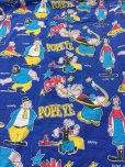 画像9: 70s Vintage Popeye Bedding Fabric Futon Twin Size (J035)