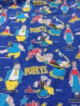画像9: 70s Vintage Popeye Bedding Fabric Futon Twin Size (J035)