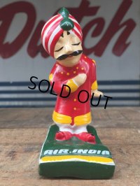 70s Vintage Air INDIA Airlines Advertising Statue (J039)
