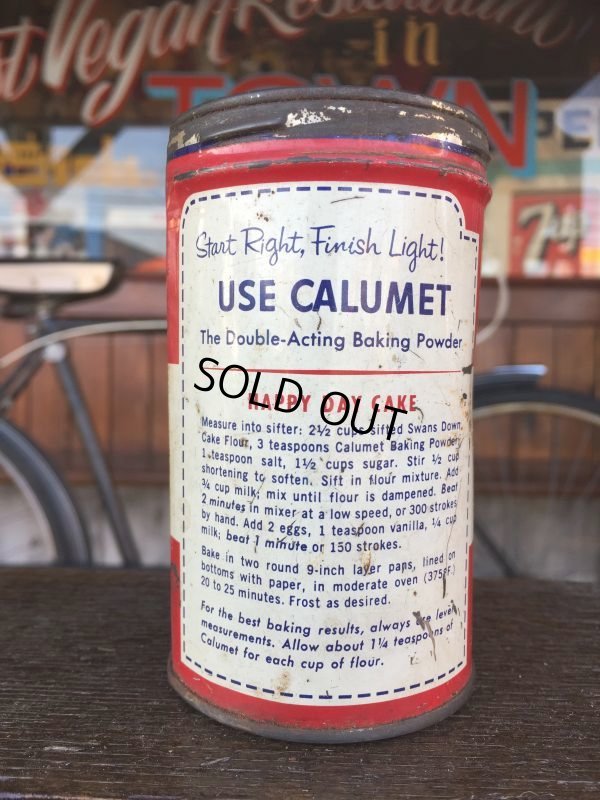 画像3: Vintage Calumet Baking Powder Can 1/2lb (J45)