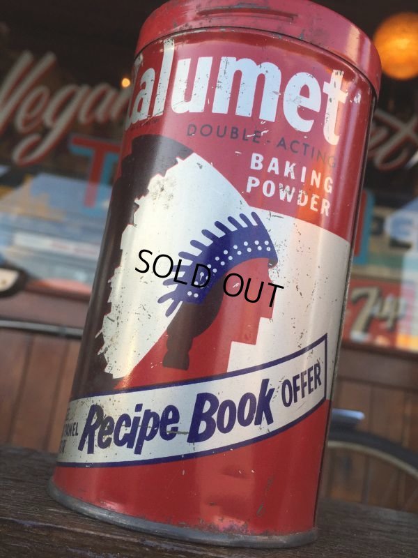 画像7: Vintage Calumet Baking Powder Can 1lb (J46)