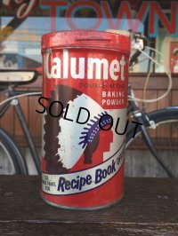 Vintage Calumet Baking Powder Can 1lb (J46) 