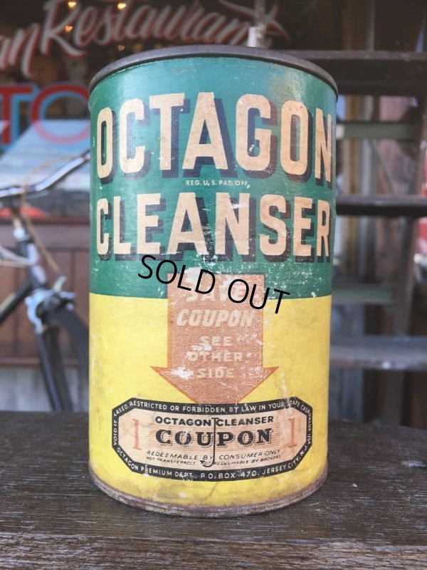 画像1: Vintage Octagon Cleanser Can (J41) 