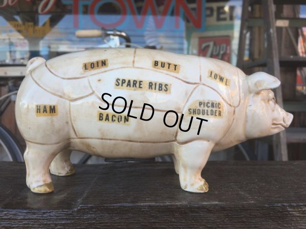 画像3: Vintage Ceramic Pig Piggy Bank (J058)
