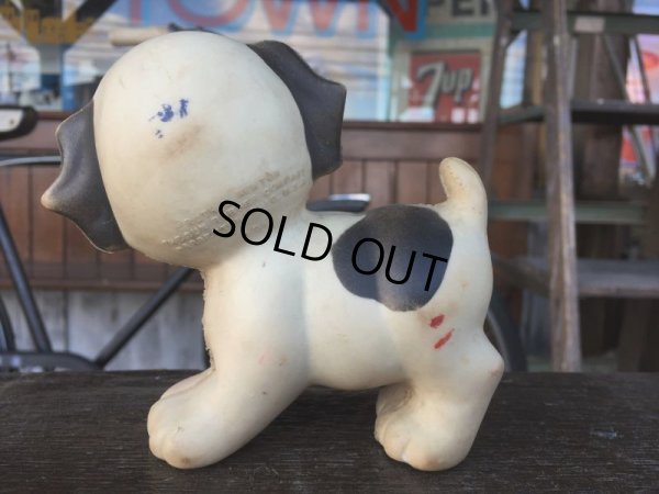 画像5: 50s Vintage Sun Rubber Squeak Toy Puppy (J054)