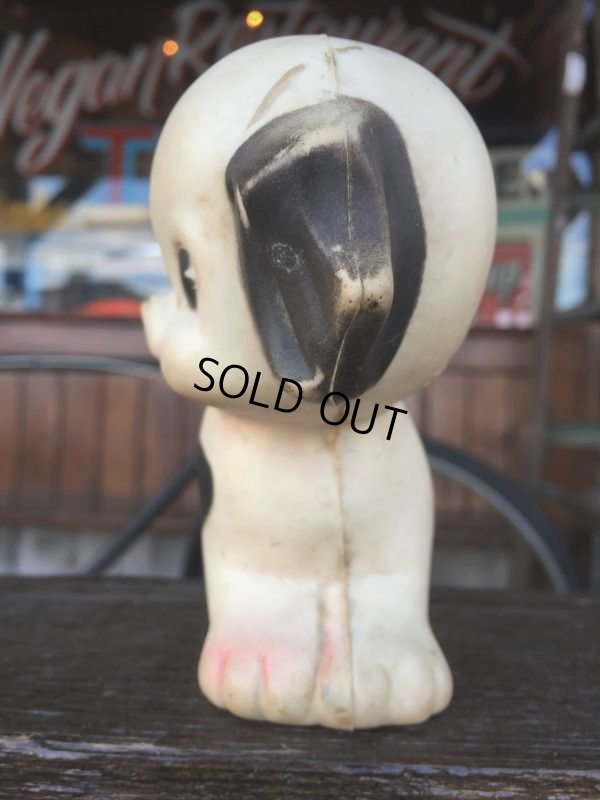 画像4: 50s Vintage Sun Rubber Squeak Toy Puppy (J054)