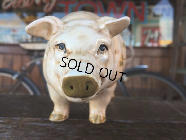 画像9: Vintage Ceramic Pig Piggy Bank (J058)