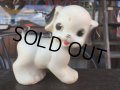 50s Vintage Sun Rubber Squeak Toy Puppy (J055)