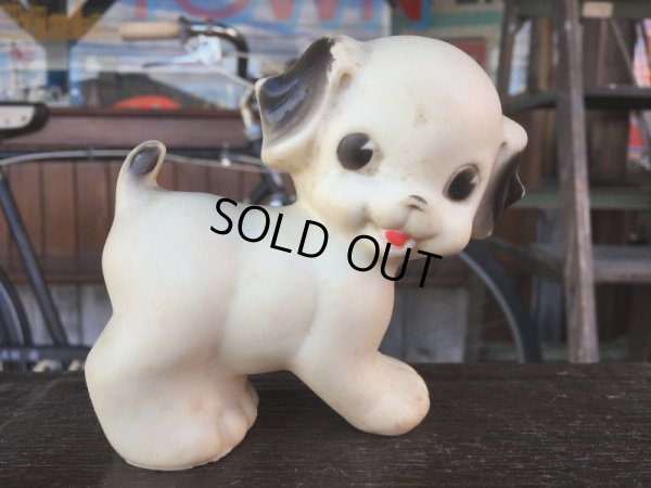 画像9: 50s Vintage Sun Rubber Squeak Toy Puppy (J055)
