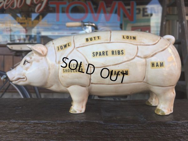 画像2: Vintage Ceramic Pig Piggy Bank (J058)