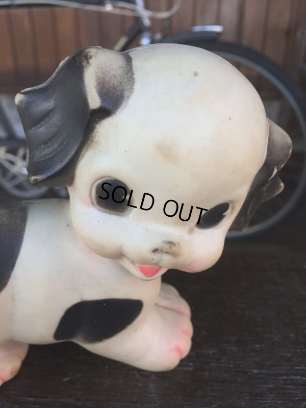画像11: 50s Vintage Sun Rubber Squeak Toy Puppy (J054)