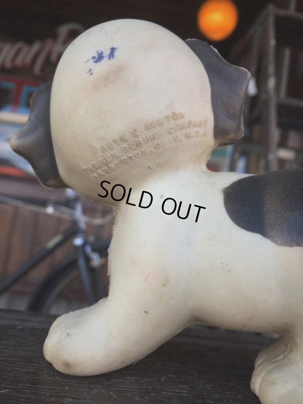 画像6: 50s Vintage Sun Rubber Squeak Toy Puppy (J054)