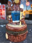 画像6: 70s Vintage Smokey Bear Ceramic Figure Jewelry Box (J062) 
