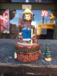 画像1: 70s Vintage Smokey Bear Ceramic Figure Jewelry Box (J062)  (1)