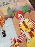 画像3: 70s Vintage McDonalds Poster Sign Ronald McDonald (J064) 