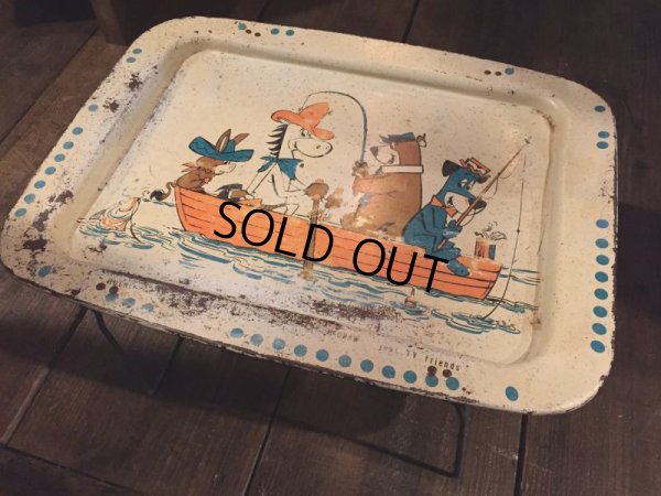 画像1: 60s Vintage Hanna Barbera Yogi Bear TV Tray (J068)