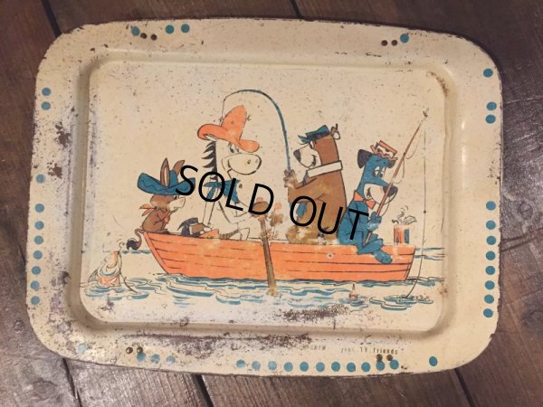 画像8: 60s Vintage Hanna Barbera Yogi Bear TV Tray (J068)