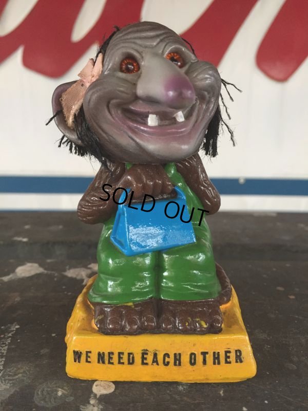 画像1: 70s Vintage Berries Troll Nodder Bobblehead (J070)