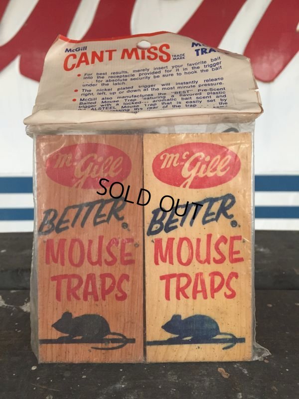 画像1: Vintage Mouse Traps Dead Stock (J072)