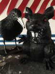 画像8: Vintage Halloween Scary Monster Black Rat (J074)