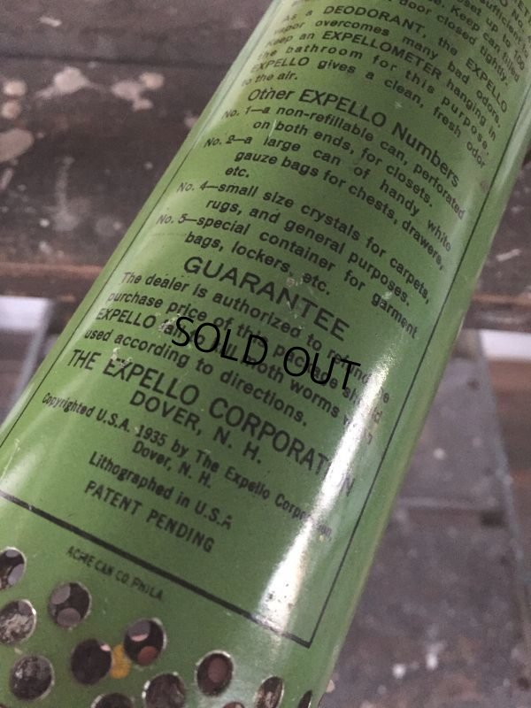 画像7: Vintage Kills Moth Worms Expello Meter Can (J078)
