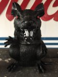 画像1: Vintage Halloween Scary Monster Black Rat (J074) (1)