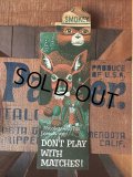 60s Vintage Smokey Bear Souvenir Collectible (J081) 