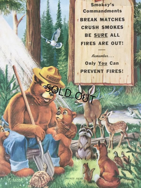 画像6: 60s Vintage Smokey Bear Souvenir Collectible (J084)
