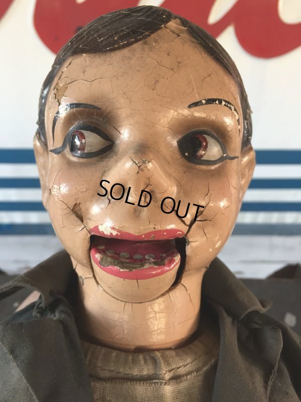 画像9: Vintage Charlie McCarthy Composition Ventriloquist Doll (J086)