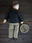 画像11: 30s Vintage Charlie McCarthy Composition Ventriloquist Doll (J087)