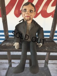 Vintage Charlie McCarthy Composition Ventriloquist Doll (J086)