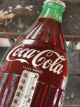 画像5: 70s Vintage Soda Coca Cola Metal Sign Advertising Thermometer (J093)