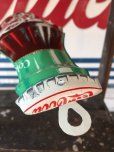 画像4: 70s Vintage Soda Coca Cola Metal Sign Advertising Thermometer (J093)