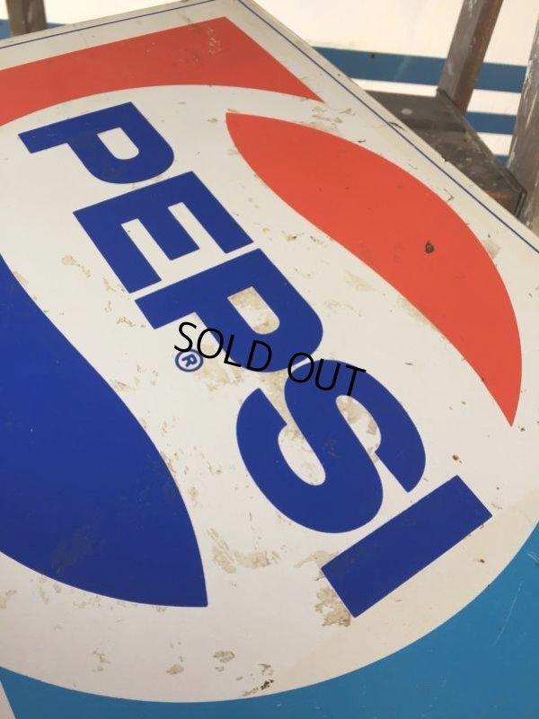 画像5: 70s Vintage Soda Pepsi Metal Sign( (J092)