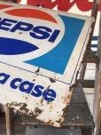 画像3: 70s Vintage Soda Pepsi Metal Sign( (J092) (3)