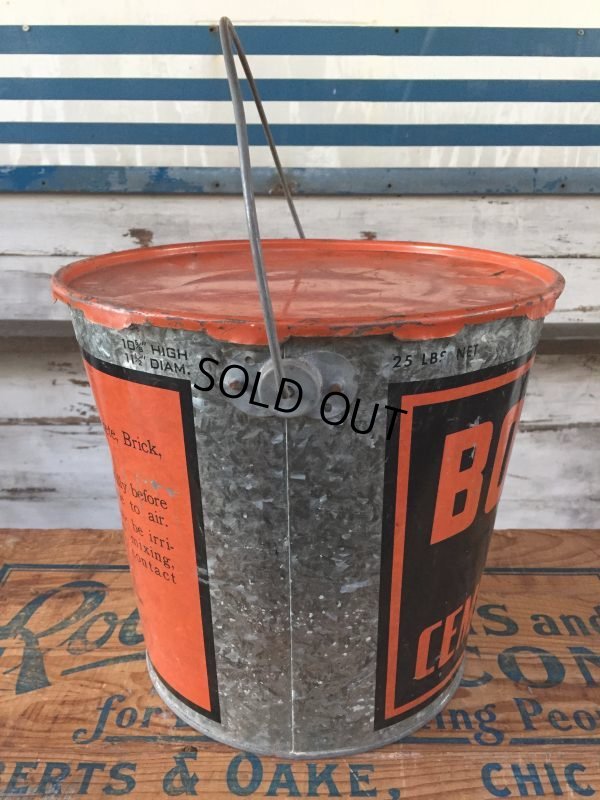 画像4: Vintage Bondex Cement Paint Bucket  (J103)