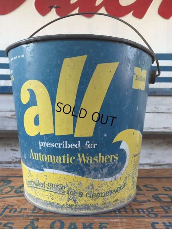画像1: 50s Vintage All Automatic Washers Bucket   (J102)