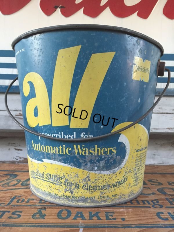 画像9: 50s Vintage All Automatic Washers Bucket   (J102)